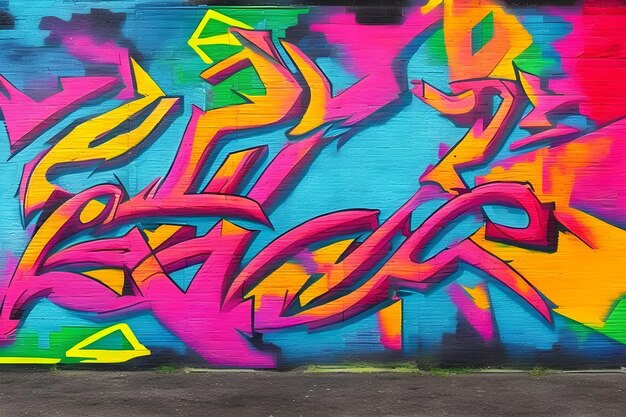 a colorful graffiti wall has the word quot no quot written on it