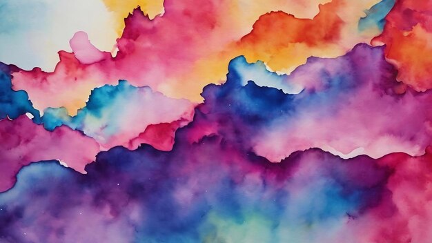 Colorful graphic element abstract watercolor illustration with soft backdrop