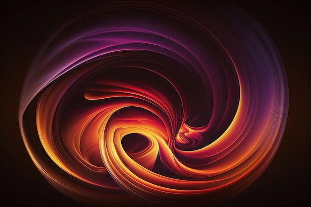 A colorful graphic of a spiral with the word fire on it