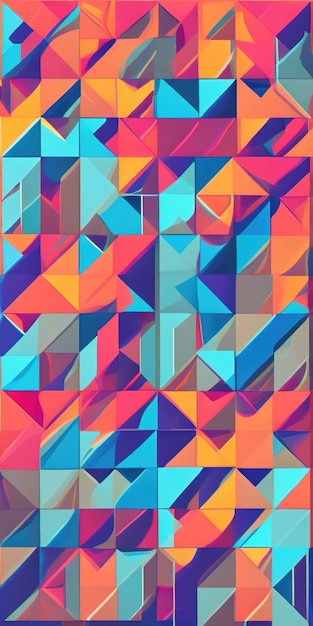 A colorful graphic of a square