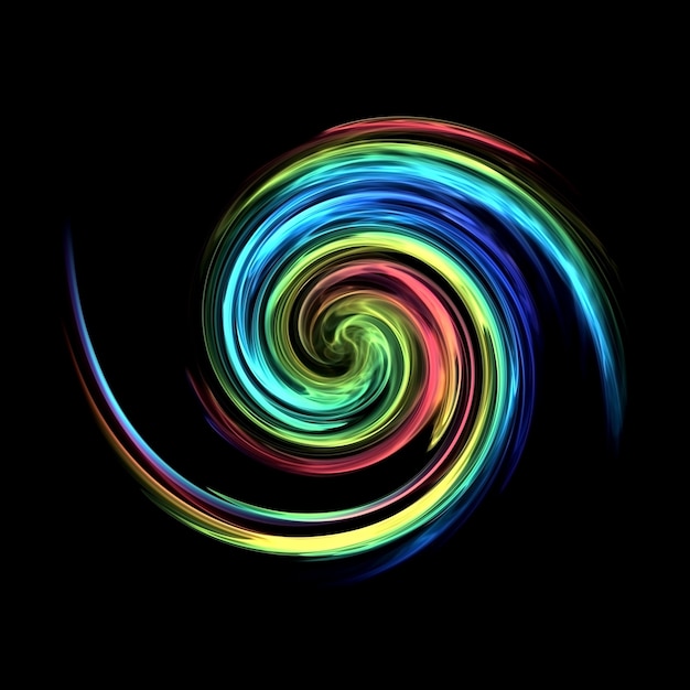 colorful graphic swirl