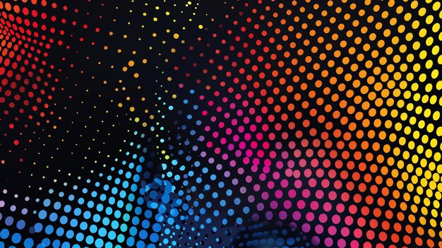 Colorful halftone pattern Abstract geometric background