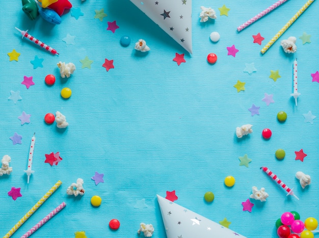 Colorful happy birthday background