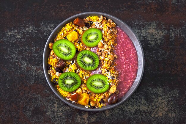 Colorful healthy Acai bowl