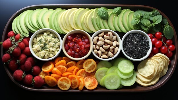 Colorful and Healthy Snacks