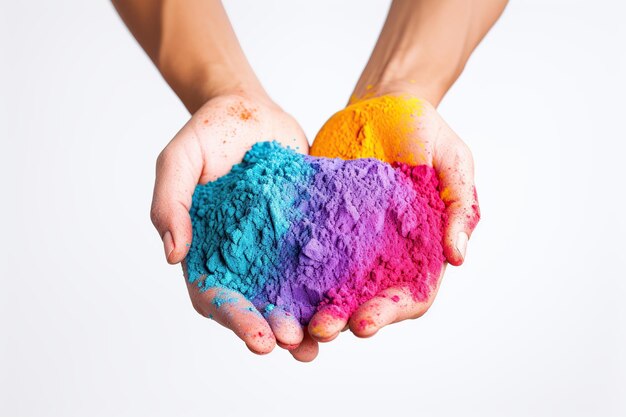 how to get holi powder off skin