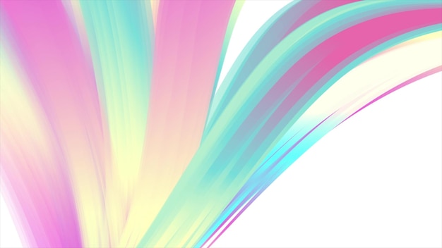 Colorful holographic abstract liquid waves background