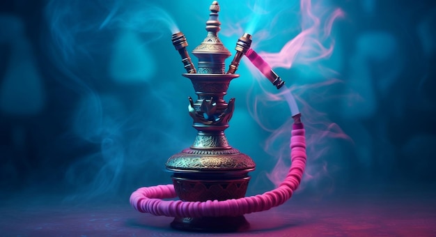 Premium Photo | Colorful Hookah Background