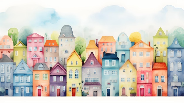 Colorful houses