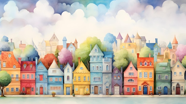 Colorful houses