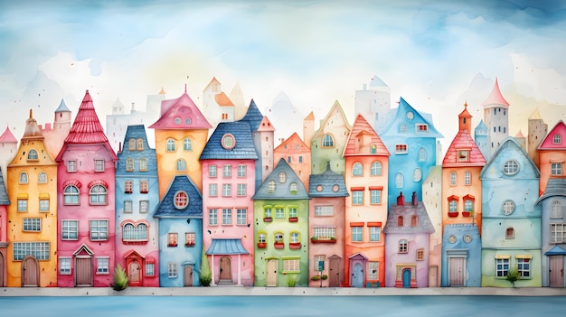 Colorful houses