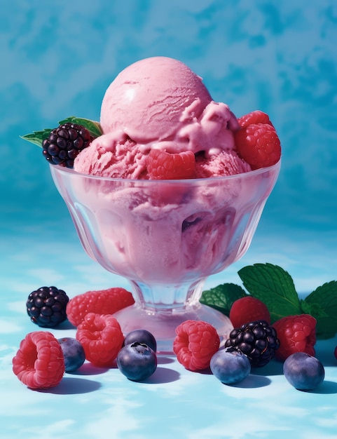 Красочное мороженое