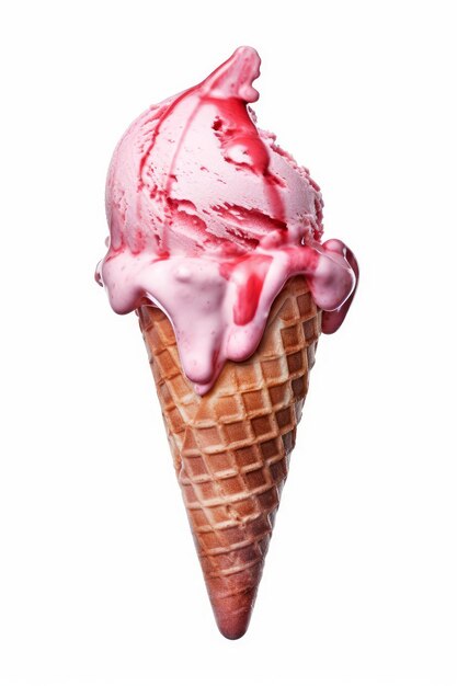 A colorful ice cream