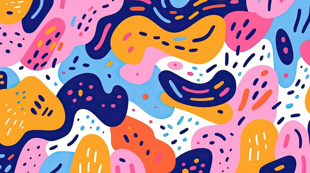A colorful illustration of a colorful abstract pattern.
