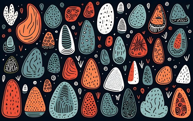 A colorful illustration of a variety of shapes and colors.