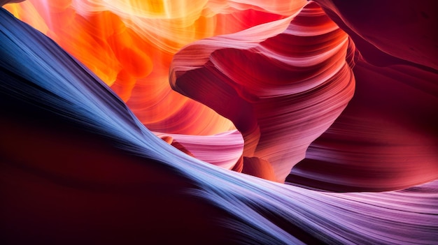 A colorful image of a canyon with the word canyon on it