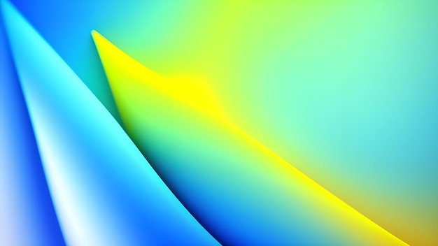 色鮮やかな青い黄色と緑のストライプの素材のカラフルな画像