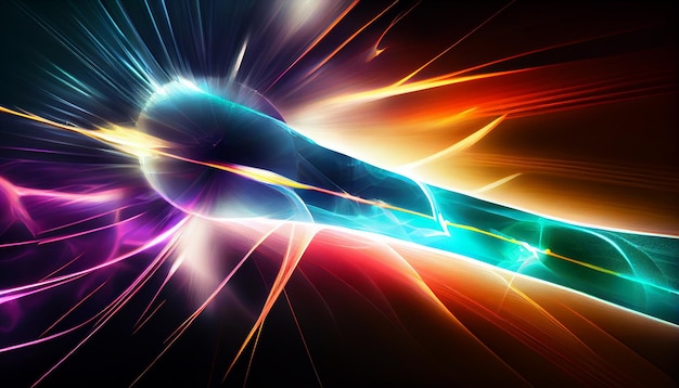 A colorful image of a hammer hitting a lightbulb