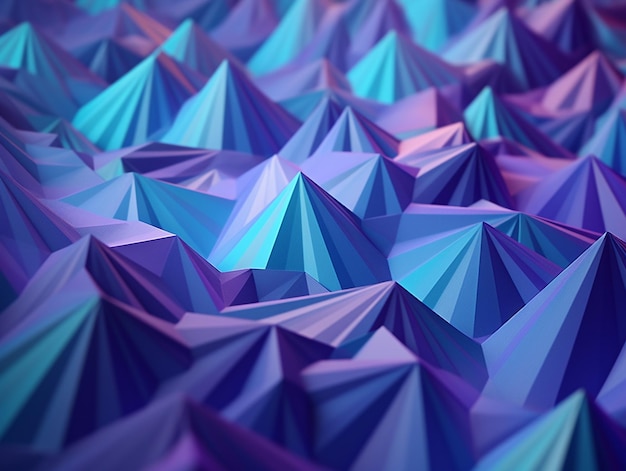 a colorful image of a pyramid made of triangles