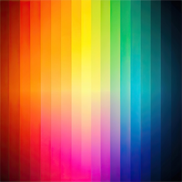 Photo a colorful image of a rainbow colored background