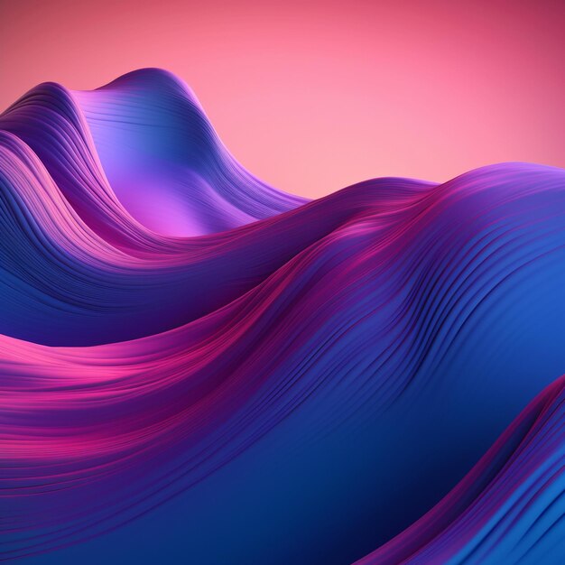 A colorful image of a wave with the word