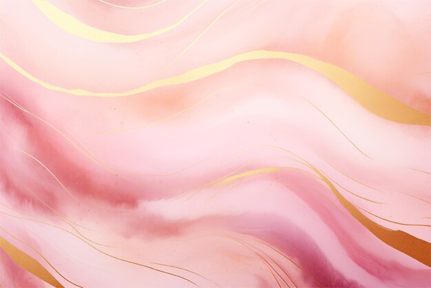 사진 화려한 잉크 럭셔리 추상적인 배경과 마블 텍스처 분홍색과 금색 액체 예술 패턴 벽지 수중 페인트 혼합
