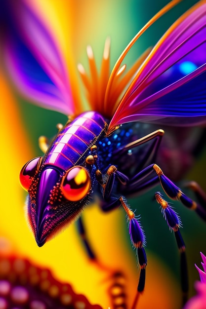 Colorful insect