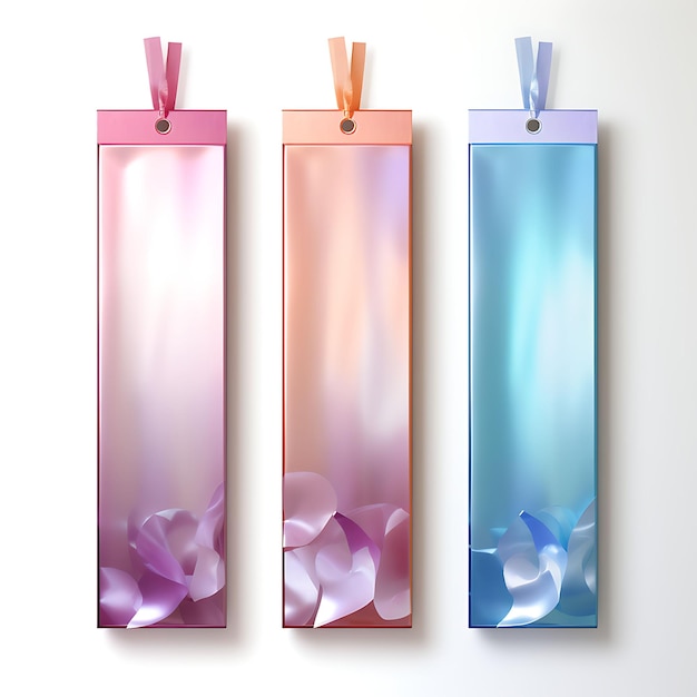 Photo colorful iridescent pearlescent paper with a pearly sheen in soft pas creative concept idea design