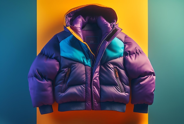 A colorful jacket with a hood that says'i'm a boy '