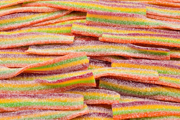 Superficie di gelatine colorate