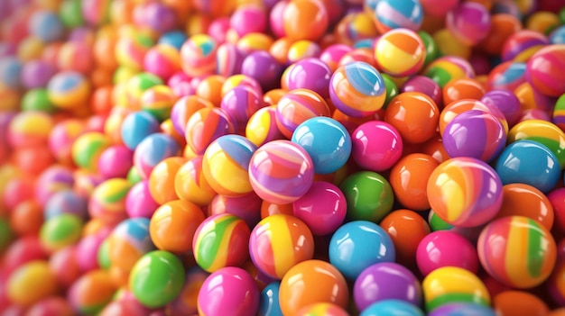 colorful jelly beans