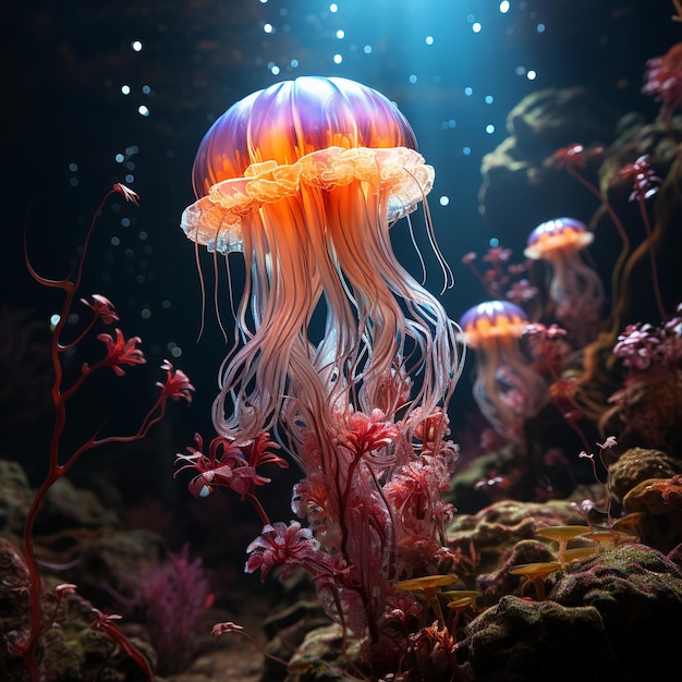 Colorful Jellyfish