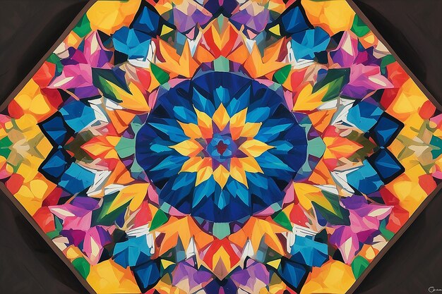 Colorful Kaleidoscope Conversations