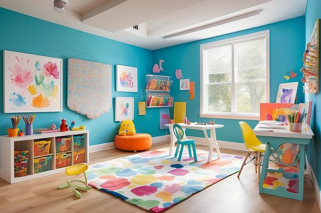 Colorful Kids Art Studio