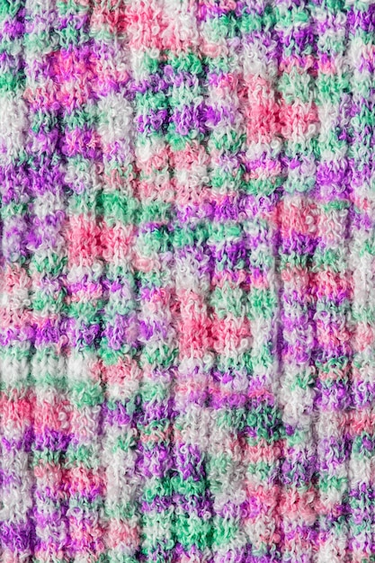 Colorful knit background