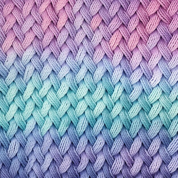 Colorful knitted background