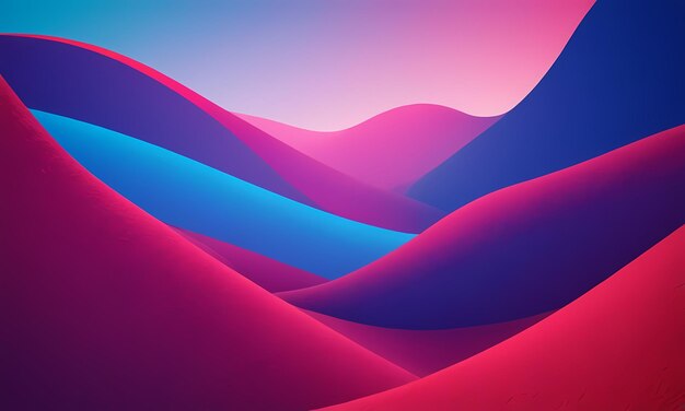 a colorful landscape of sand and mountains