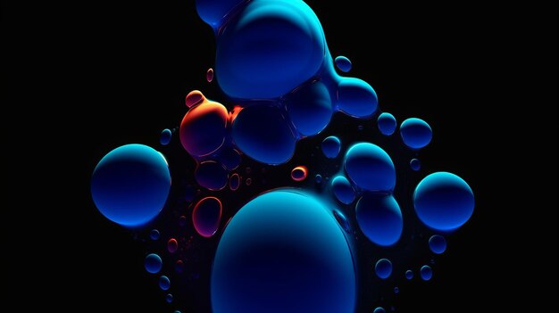 Colorful Lava Lamp background Motley bubbles for fancy design