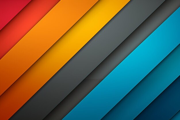 Photo colorful layered modern background