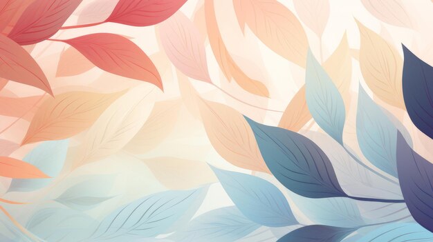 Photo colorful leaves abstract background