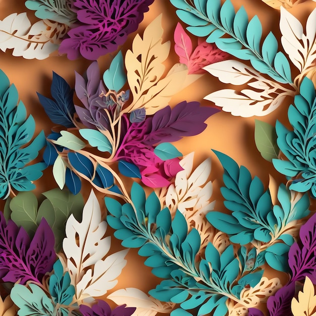 colorful leaves background