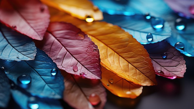 colorful leaves wallpaper