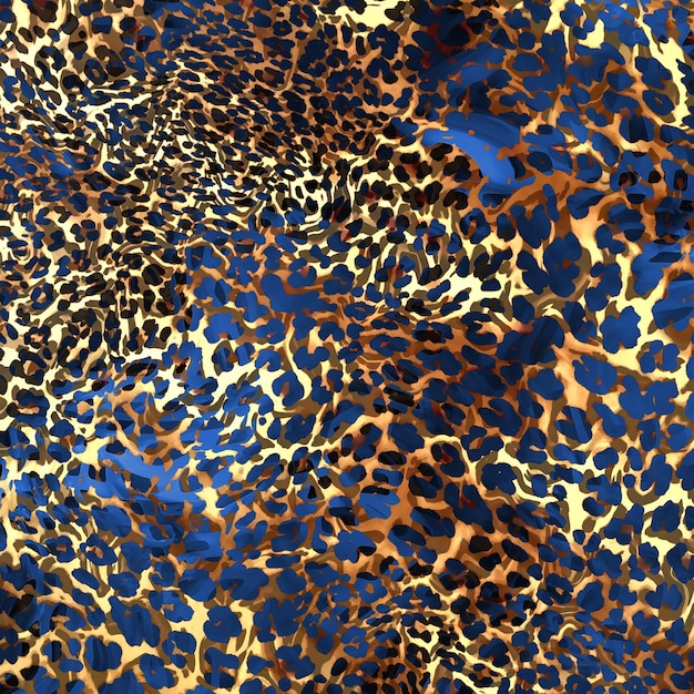 Colorful leopard texture background