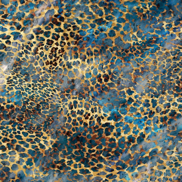 Colorful leopard texture background