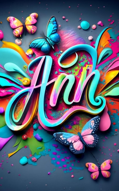 Colorful letter abstract logo