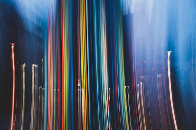 Photo colorful light streaks stock photo