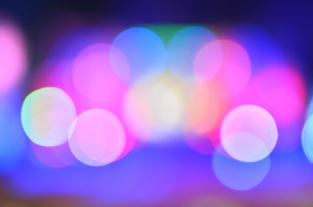 colorful lighting bokeh background