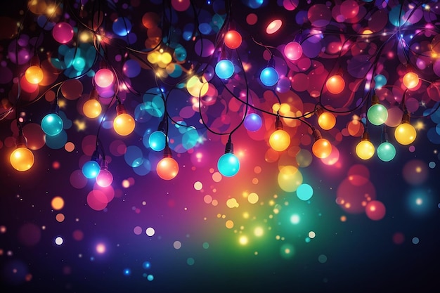 colorful lights background