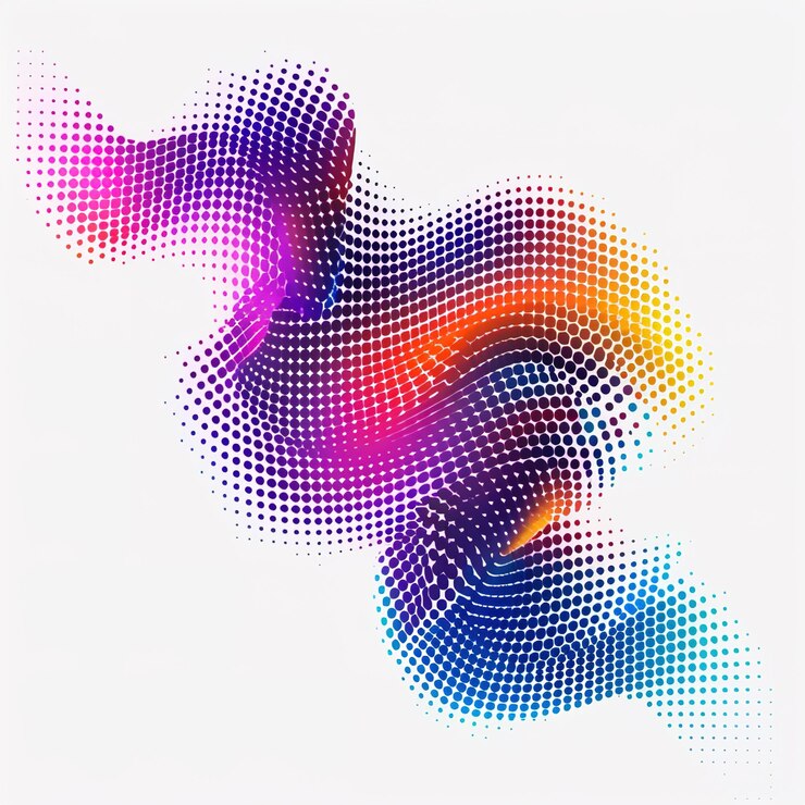 Photo colorful line background