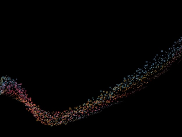 다채로운 라인 웨이브 추상적인 배경 배너 표지 전단지 바탕 화면 템플릿